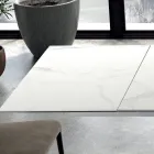 Tavolo Moderno Allungabile Fino a 278 cm in Ceramica Made in Italy – Settimmio Viadurini