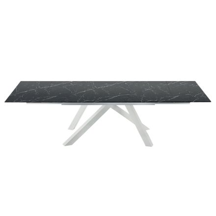 Tavolo Moderno Allungabile Fino a 278 cm in Ceramica Made in Italy – Settimmio Viadurini