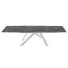 Tavolo Moderno Allungabile Fino a 278 cm in Ceramica Made in Italy – Settimmio Viadurini