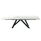 Tavolo Moderno Allungabile Fino a 278 cm in Ceramica Made in Italy – Settimmio Viadurini