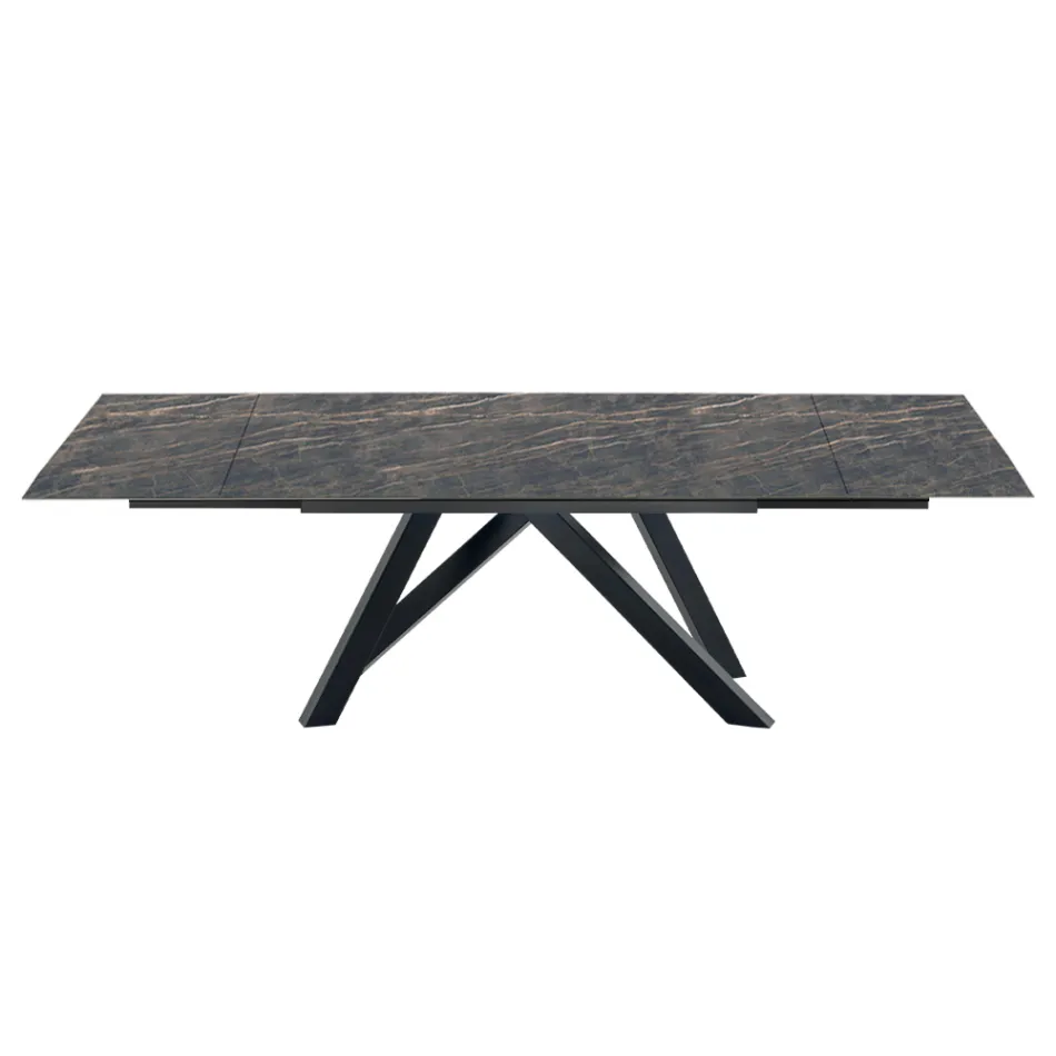 Tavolo Moderno Allungabile Fino a 278 cm in Ceramica Made in Italy – Settimmio Viadurini
