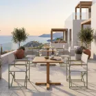 Tavolo Outdoor con Piede Centrale di Varie Misure – Yggdrasil Viadurini