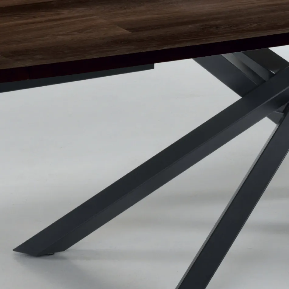 Tavolo Pranzo Allungabile Fino a 300 cm in Rovere Made in Italy - Antonino Viadurini
