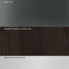Tavolo Pranzo con Piano Quadrato in Vetro e Base in Legno Made in Italy - Kuadro Viadurini