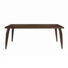 Tavolo Pranzo Struttura e Piano in Legno Massello Made in Italy - Giustino Viadurini
