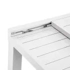 Tavolo Quadrato Allungabile a 180 cm Realizzato in Alluminio - Pennarello Viadurini