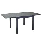 Tavolo Quadrato Allungabile a 180 cm Realizzato in Alluminio - Pennarello Viadurini