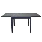 Tavolo Quadrato Allungabile a 180 cm Realizzato in Alluminio - Pennarello Viadurini