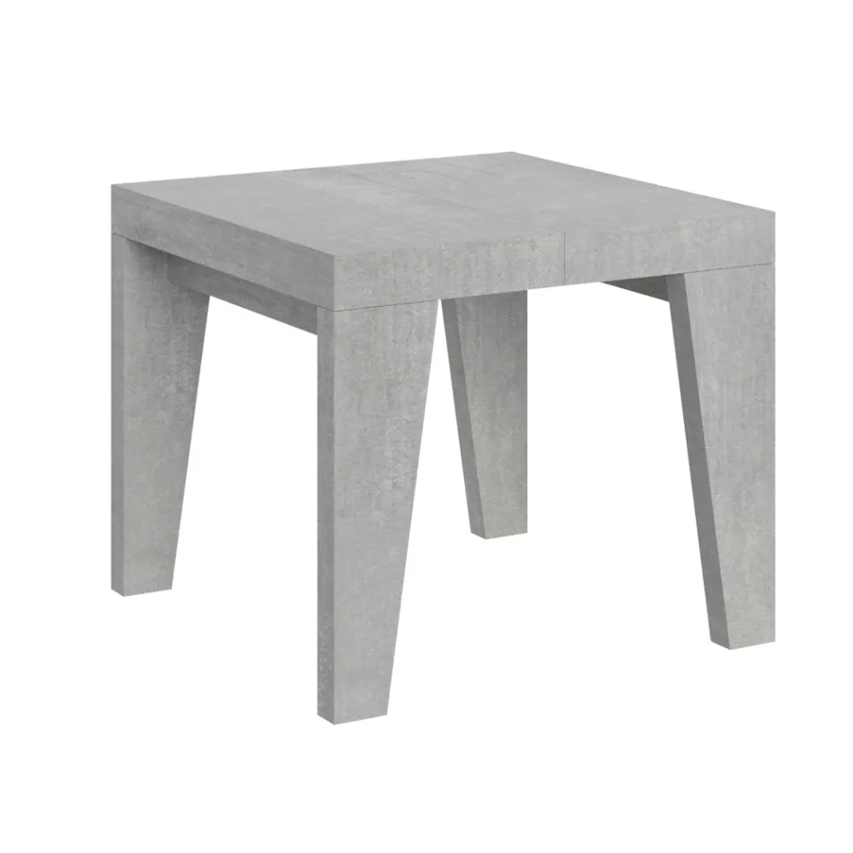 Tavolo Quadrato Allungabile a 246 cm in Legno Made in Italy - Fiore Viadurini