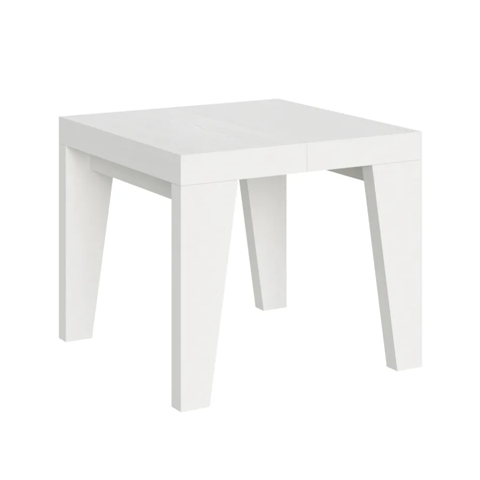 Tavolo Quadrato Allungabile a 246 cm in Legno Made in Italy - Fiore Viadurini