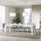Tavolo Quadrato Allungabile a 440 cm in Legno Made in Italy - Fiore Viadurini