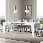 Tavolo Quadrato Allungabile a 440 cm in Legno Made in Italy - Fiore Viadurini