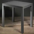 Tavolo Quadrato Fisso da Giardino Realizzato in Alluminio - Pennarello Viadurini