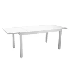 Tavolo Rettangolare Allungabile a 210 cm Realizzato in Alluminio - Pennarello Viadurini