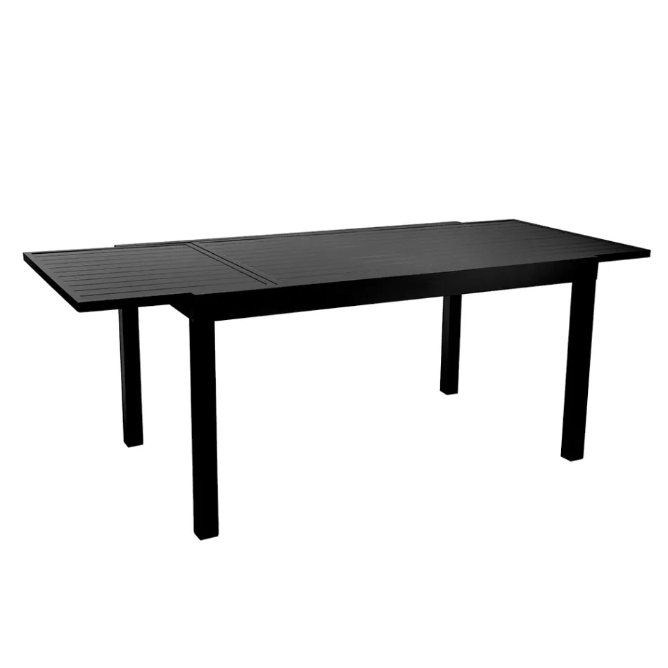 Tavolo Rettangolare Allungabile a 210 cm Realizzato in Alluminio - Pennarello Viadurini