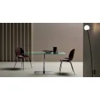 Tavolo Rettangolare Moderno in Vetro Fumè o Extrachiaro Made in Italy – Dolce Viadurini