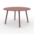 Tavolo Rotondo 130 cm da Esterno in Alluminio di Diverse Finiture - Risplendente