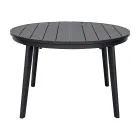Tavolo Rotondo Allungabile a 170 cm in Alluminio Antracite - Rivara Viadurini