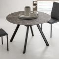 Tavolo Rotondo Allungabile a 170 cm in HPL Stratificato - Convivio