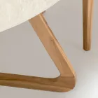 Tavolo Rotondo da Esterno in Ceramica Chianca di Ostuni Made in Italy - Pegaso Viadurini