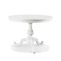 Tavolo Rotondo da Soggiorno Allungabile in Legno Made in Italy - Vittoria