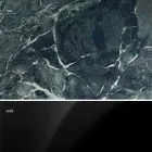 Tavolo Rotondo Moderno in Marmo di Carrara e Marquinia Made in Italy – Dollars Viadurini