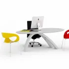 Tavolo / scrivania da ufficio di design Jatz II made in Italy  Viadurini