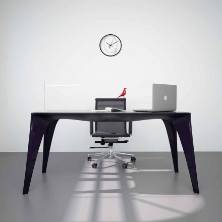 Tavolo scrivania di design moderno prodotto in Italia, Pomarolo Viadurini