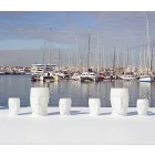 Tavolo / sgabello per esterno di design Adan by Vondom, in polietilene Viadurini