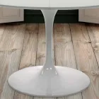 Tavolo Tondo Allungabile fino a 170 cm in Laminato Made in Italy – Dollars Viadurini
