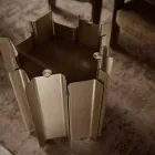 Tavolo Tondo da Pranzo in Vetro Extrachiaro di Design Made in Italy - Duna Viadurini