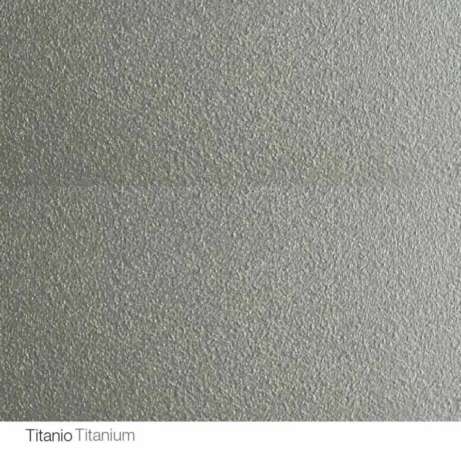Tavolo tondo di design d.120 piano in cristallo made in Italy Cristal Viadurini