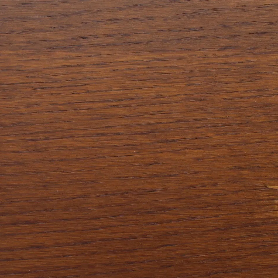 Tavolo Tulip Eero Saarinen H 73 Rotondo in Rovere Tinto Noce Scuro Made in Italy - Scarlet Viadurini