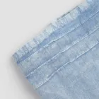 Telo da Bagno in Lino Pesante Azzurro Design di Lusso Italiano - Jojoba Viadurini