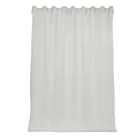 Tenda in Lino Leggero Bianco o Retrò e Organza con Laccetti di Lusso - Karnak Viadurini