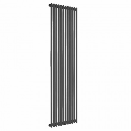 Termoarredo a Parete Verticale in Acciaio Design Moderno 1017 Watt - Zigolo Viadurini