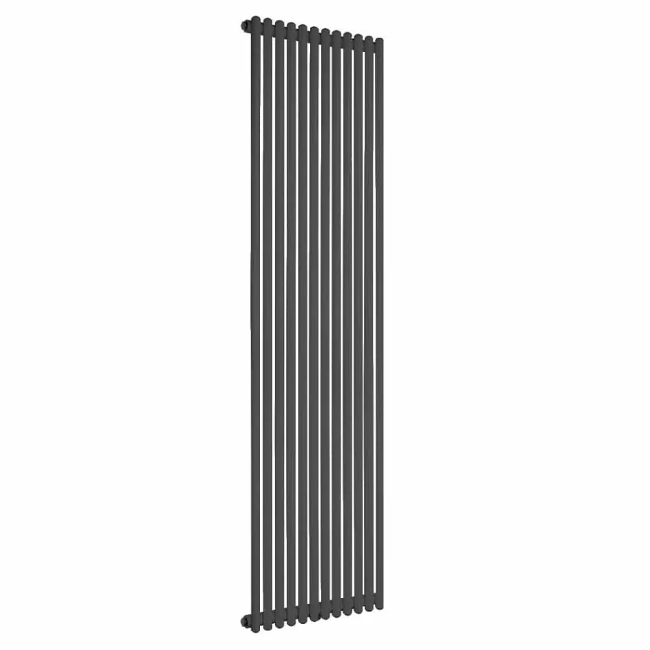 Termoarredo a Parete Verticale in Acciaio Design Moderno 1017 Watt - Zigolo Viadurini