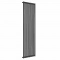 Termoarredo a Parete Verticale in Acciaio Design Moderno 1017 Watt - Zigolo