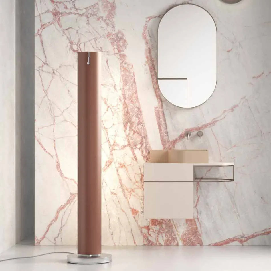 Termoarredo a Terra Elettrico con Led Design Singolo o Doppio a 500 W - Stilus Viadurini