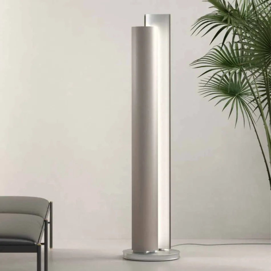 Termoarredo a Terra Elettrico con Led Design Singolo o Doppio a 500 W - Stilus Viadurini