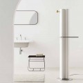 Termoarredo Bagno Design Verticale a Terra Elettrico 450 Watt - Ottolungo