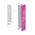 Termoarredo colorato idraulico design moderno New Dress by Scirocco H  Viadurini