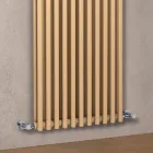 Termoarredo con Sistema Idraulico in Acciaio al Carbonio Made in Italy - Crema Viadurini