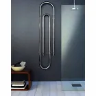 Termoarredo design Graffe idraulico con finitura cromata by Scirocco H Viadurini