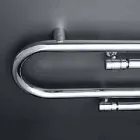 Termoarredo design graffetta elettrico con finitura cromata Scirocco H Viadurini
