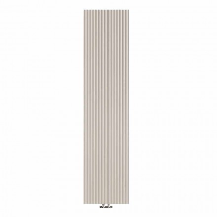 Termoarredo Design Verticale Idraulico a Parete in Acciaio a 900 W - 1000Righe Viadurini