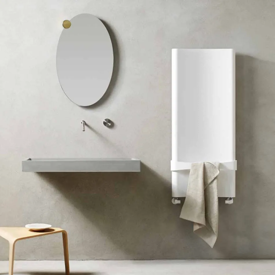 Termoarredo Design Verticale Idraulico in Alluminio fino 1061 Watt - Bent Viadurini
