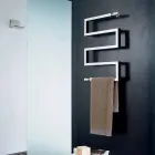 Termoarredo elettrico cromato dal design moderno Snake by Scirocco H  Viadurini