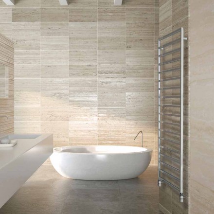 Termoarredo elettrico cromato dal design moderno Winter by Scirocco H Viadurini