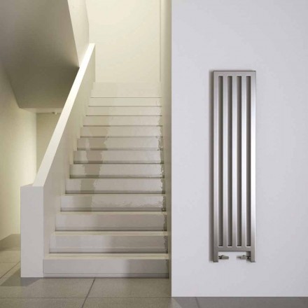 Termoarredo elettrico cromato di design New Dress by Scirocco H Viadurini